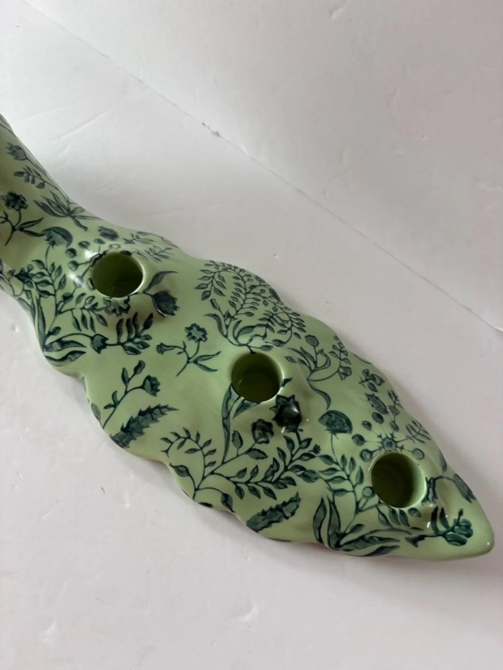 NWT Anthropologie Peacock Candle Holder - Picture 9 of 15